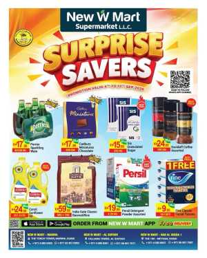New W Mart Dubai | Latest Offers & Deals flyer cover
