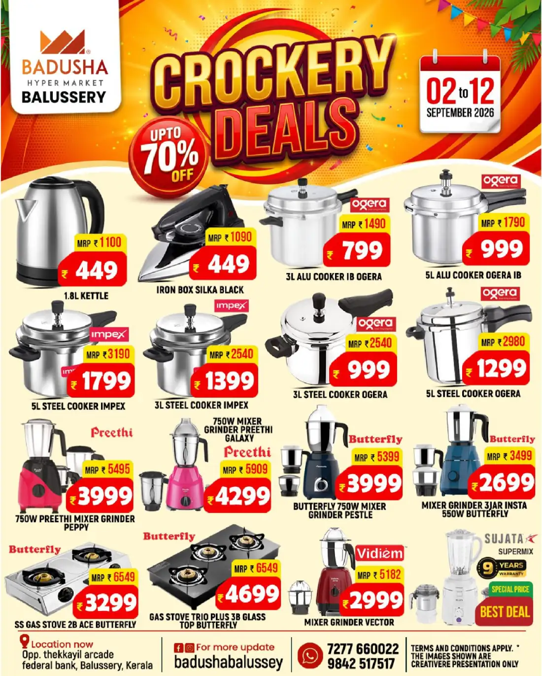 Badusha Hyper Market Balussery | Latest Offers & Deals page 8