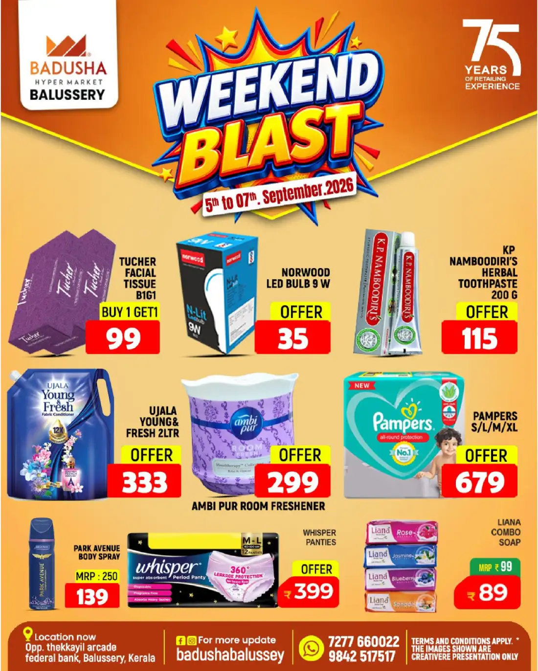 Badusha Hyper Market Balussery | Latest Offers & Deals page 9