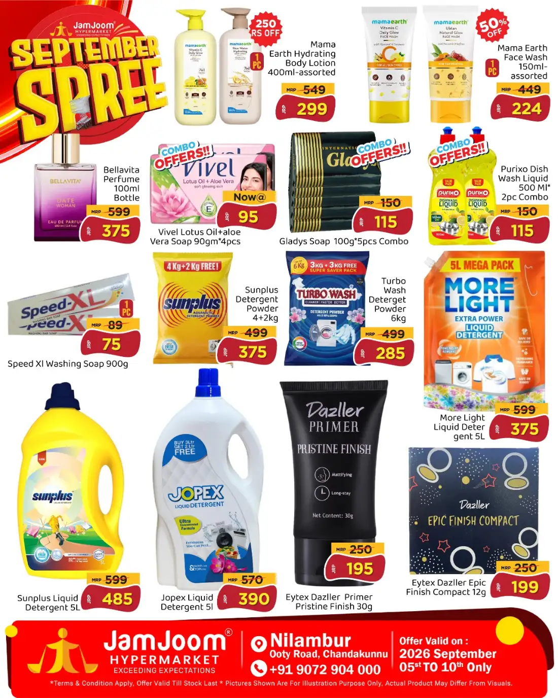 JamJoom Hypermarket Nilambur | September Spree Offers & Deals page 3