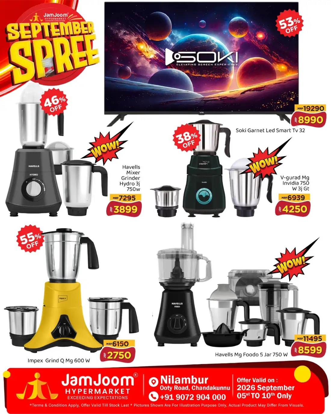 JamJoom Hypermarket Nilambur | September Spree Offers & Deals page 4