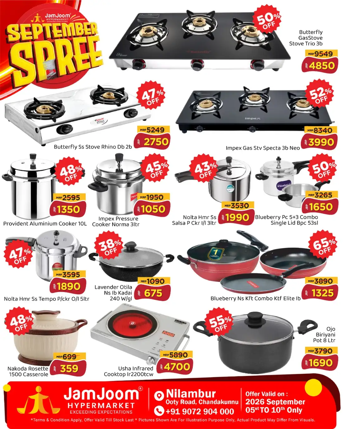 JamJoom Hypermarket Nilambur | September Spree Offers & Deals page 5