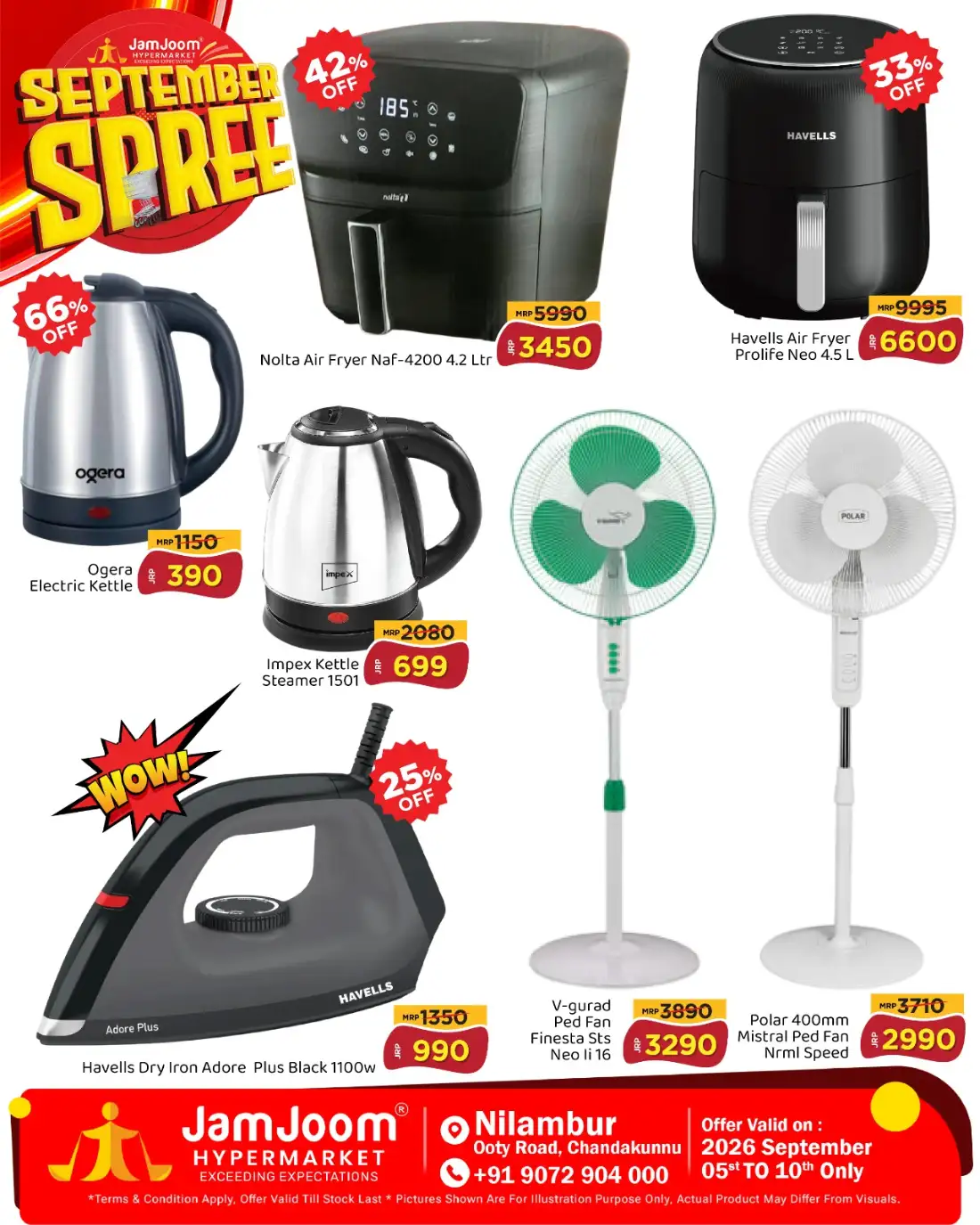 JamJoom Hypermarket Nilambur | September Spree Offers & Deals page 6