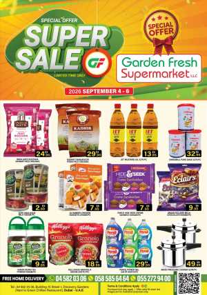 Garden Fresh Discovery Gardens | Super Sale flyer cover