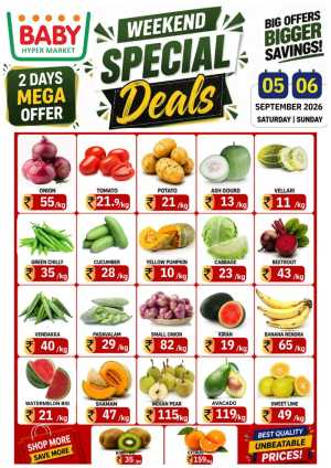 Weekend offer flyer cover