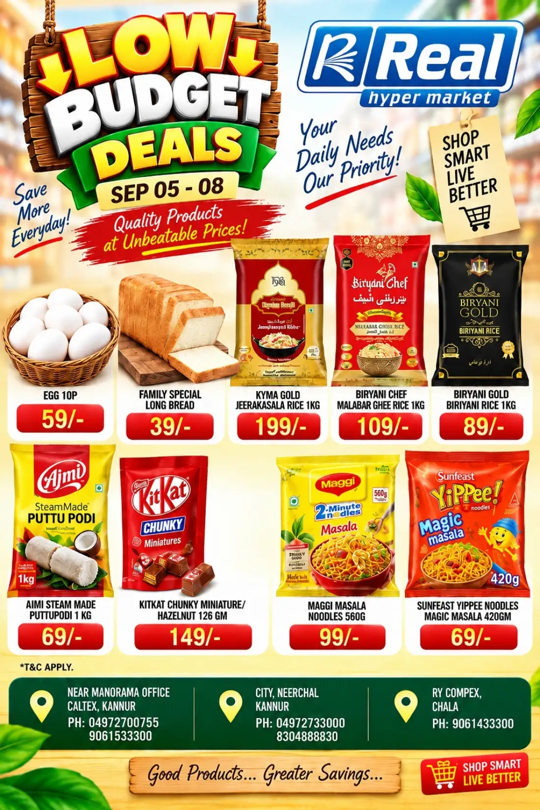 Real Hypermarket Kannur | Low Budget Deals page 1