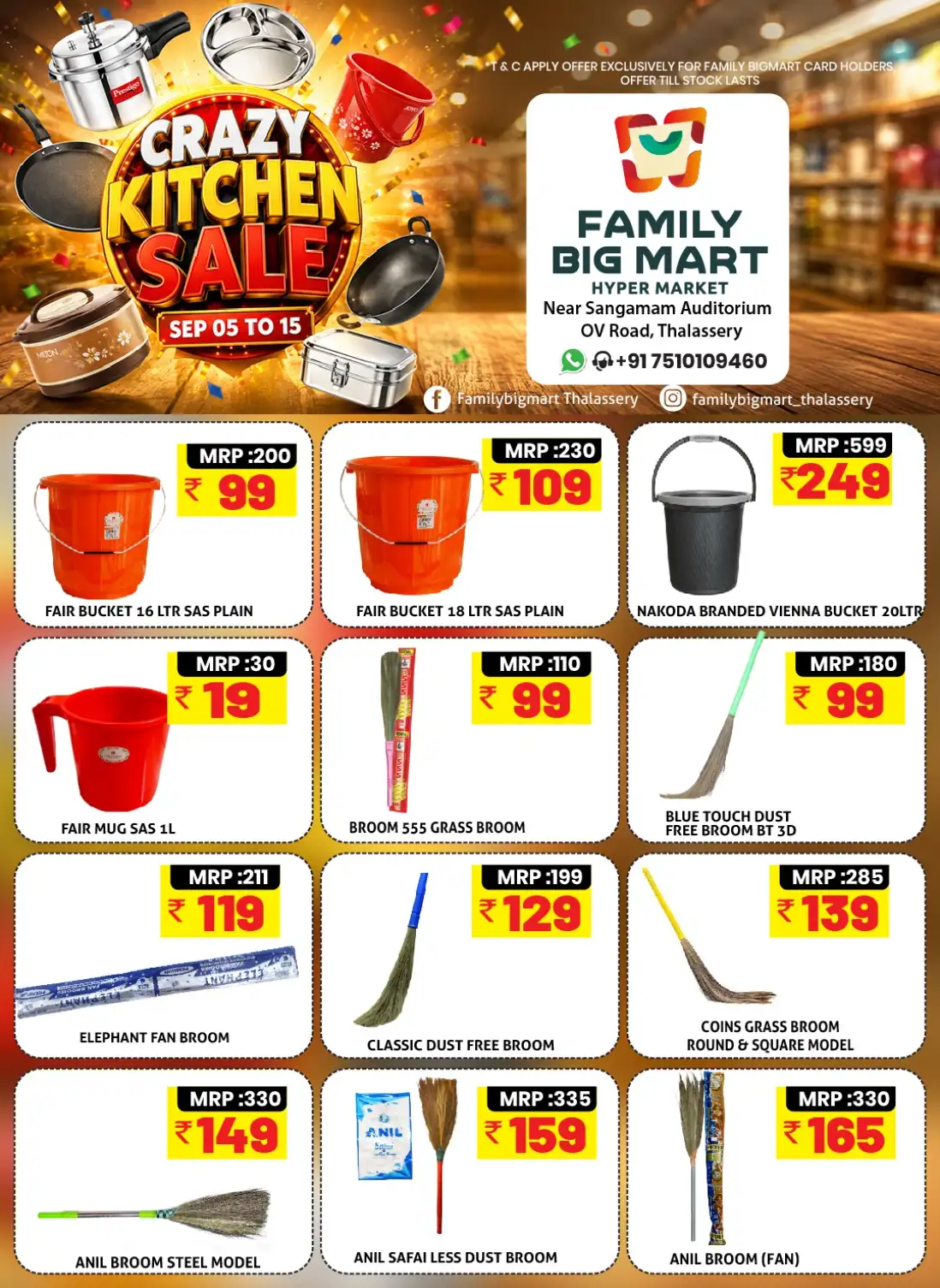 Family Big Mart Thalassery | Kitchen Sale Offers page 9