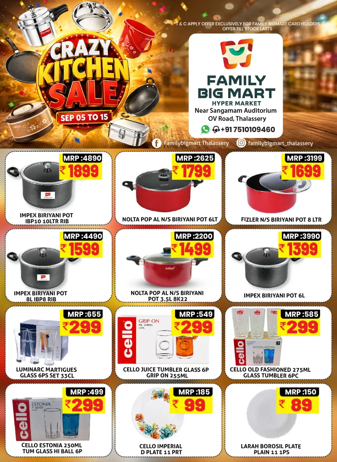 Family Big Mart Thalassery | Kitchen Sale Offers page 5