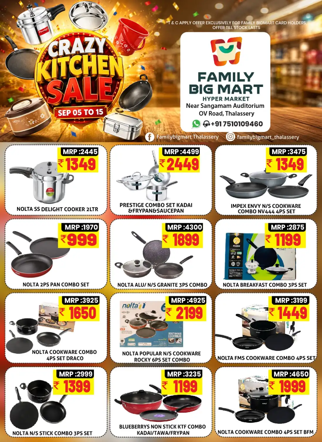 Family Big Mart Thalassery | Kitchen Sale Offers page 6
