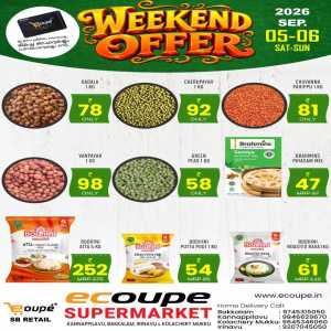 Weekend offer flyer cover