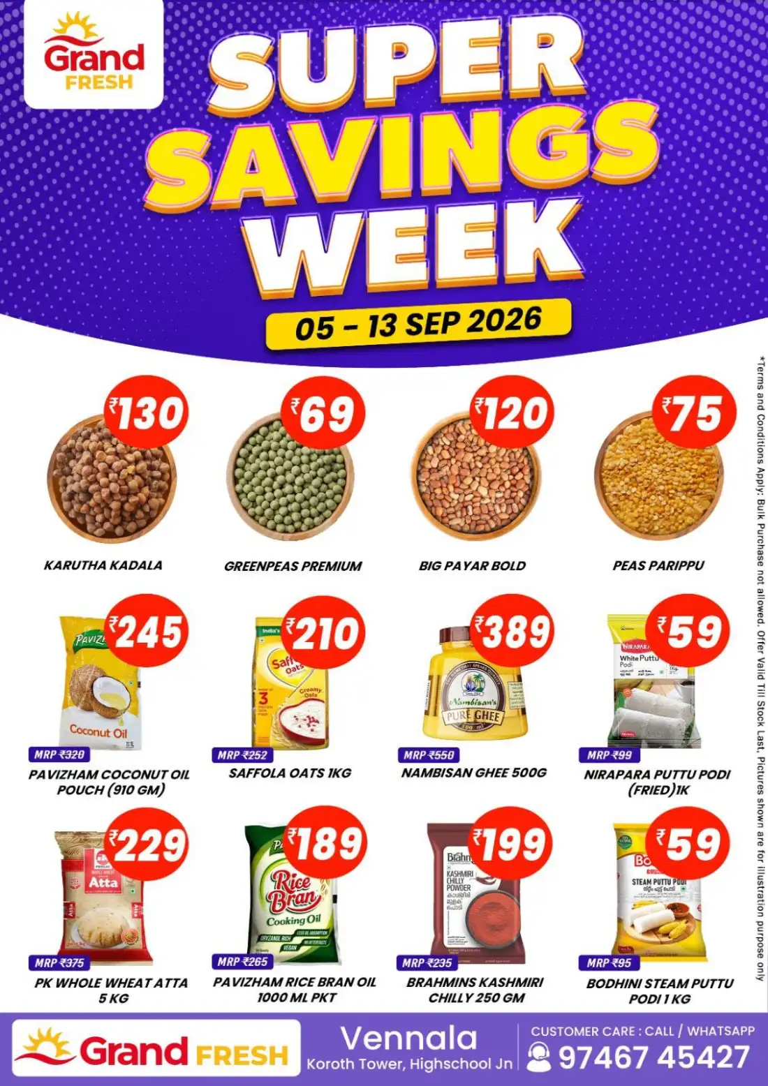 Grand Fresh Vennala | Super Savings Week Deals page 1