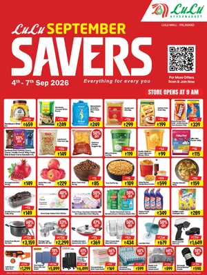 LuLu Palakkad September Savers | Great Offers flyer cover