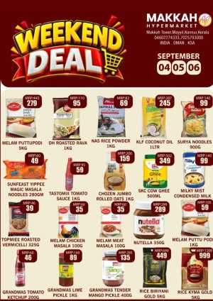 Makkah Hypermarket Kannur Latest Offers & Top Deals flyer cover