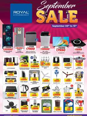 Royal Hypermarket | September Sale Offers flyer cover