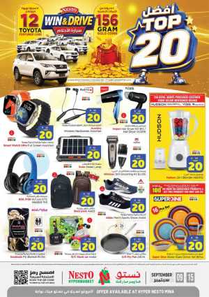 Nesto Mina | Top 20 Offers & Deals flyer cover