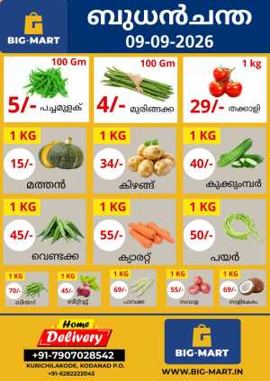 Wednesday offer flyer cover