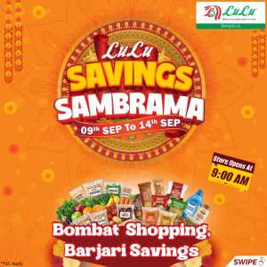 Savings Sambrama | Big Savings flyer cover