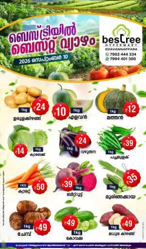 Fresh Vegetable Offers From ₹10 flyer cover