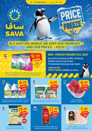Price Freeze Deals & 33% Off Discounts flyer cover