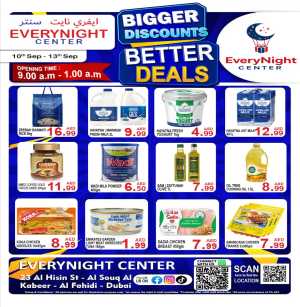 EveryNight Center Al Fahidi | Bigger Discounts & Deals flyer cover