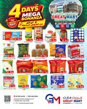 4 Days Mega Bonanza Deals flyer cover