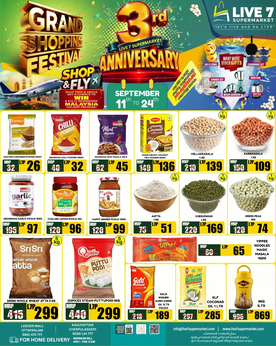 Live 7 Supermarket Anniversary Offers page 1