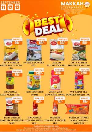 Best Deal Sale | Grocery & Home Essentials at Low Prices flyer cover