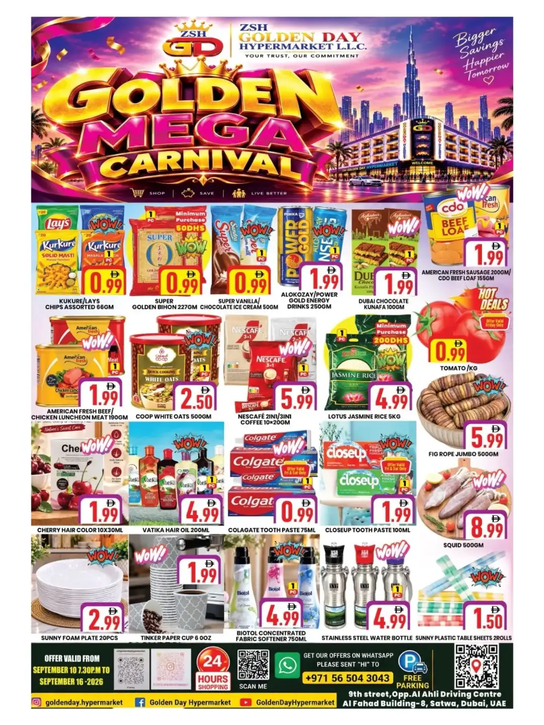 ZSH Golden Day Hypermarket Carnival Offers page 1