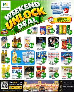 Makkah Market Weekend Unlock Deals flyer cover