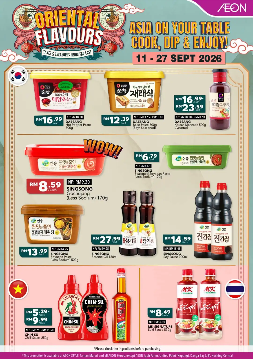 AEON STYLE Taman Maluri and all AEON Stores, except AEON Ipoh Falim, United Point (Kepong), Danga Bay (JB), Kuching Central. page 2