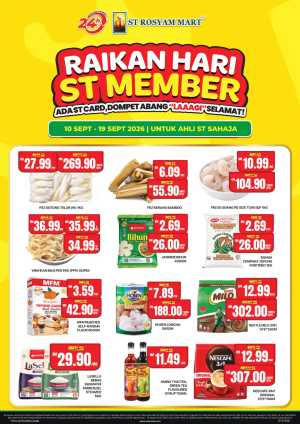 ST Member Special Offers | Raikan Hari flyer cover