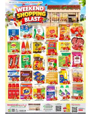 Mango Market Weekend Shopping Blast Offers flyer cover