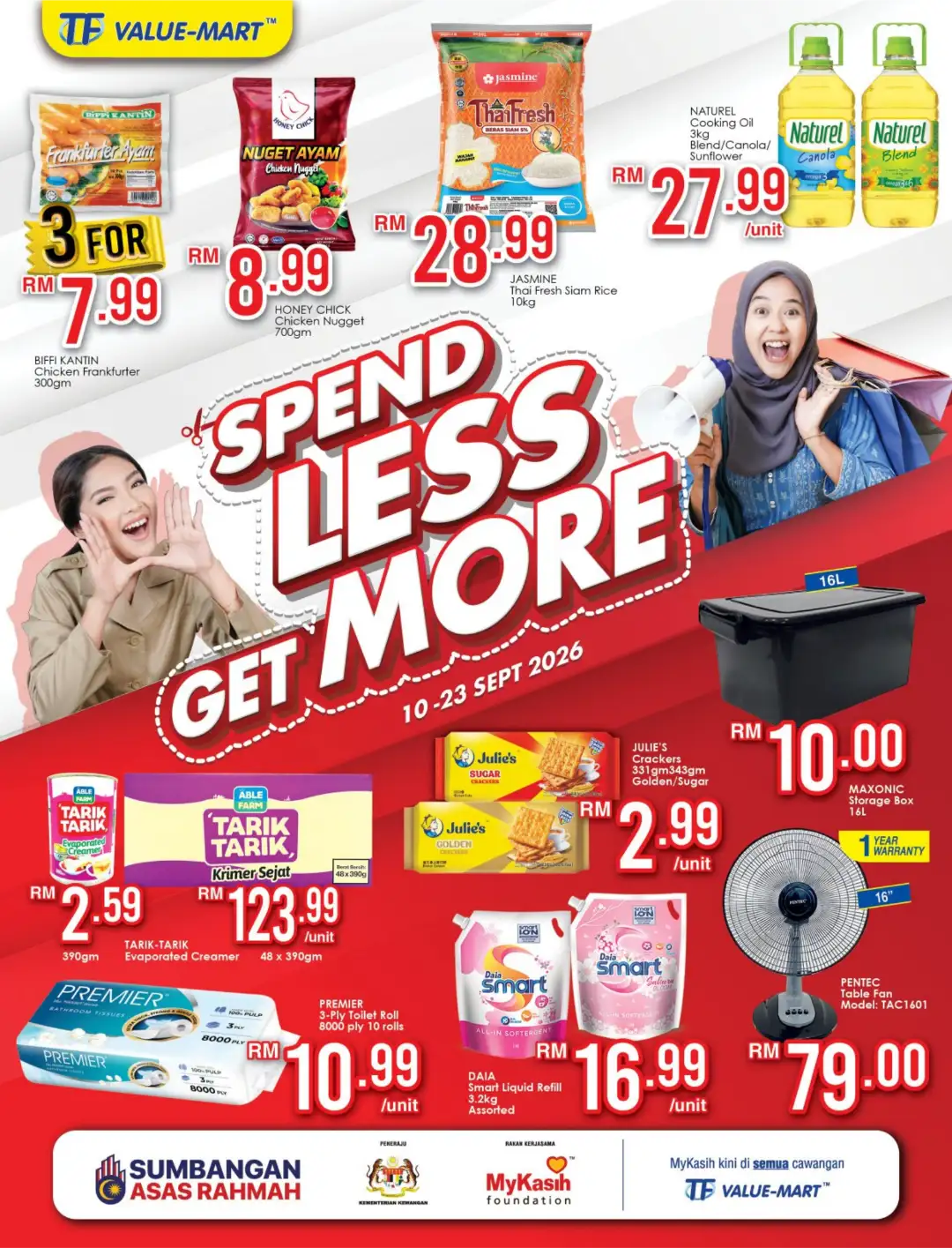 Spend Less Get More | TF Value-Mart Offers page 1