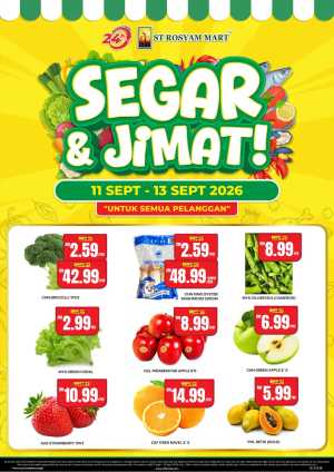 Segar & Jimat | Fresh Grocery Offers flyer cover