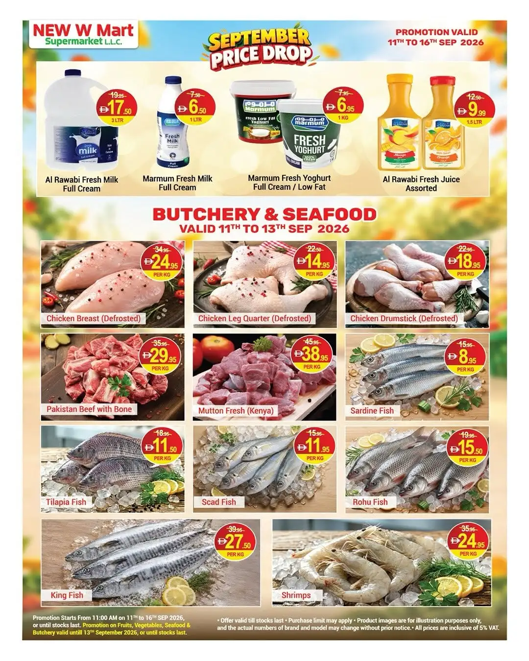 New W Mart Supermarket September Price Drop page 12