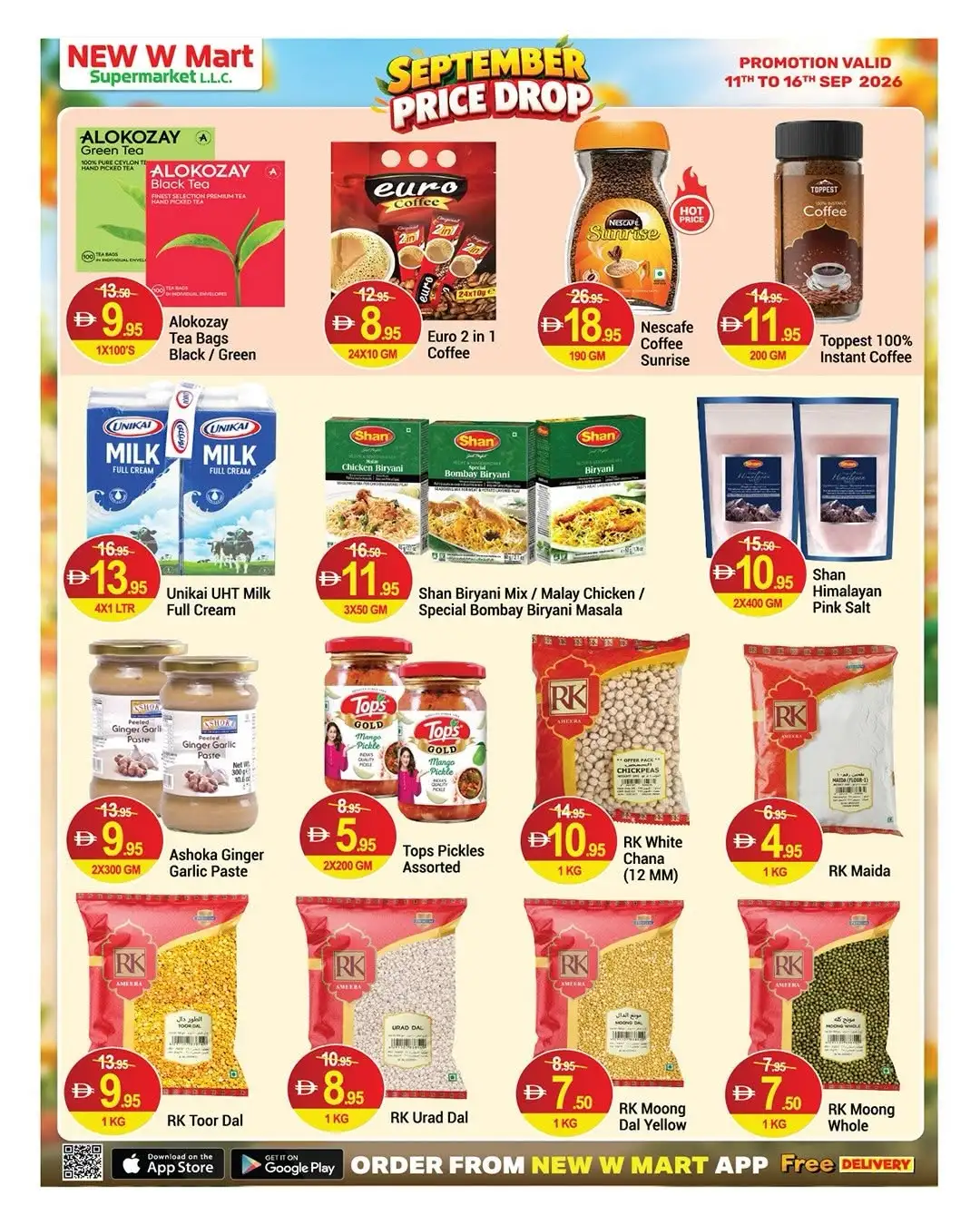 New W Mart Supermarket September Price Drop page 5