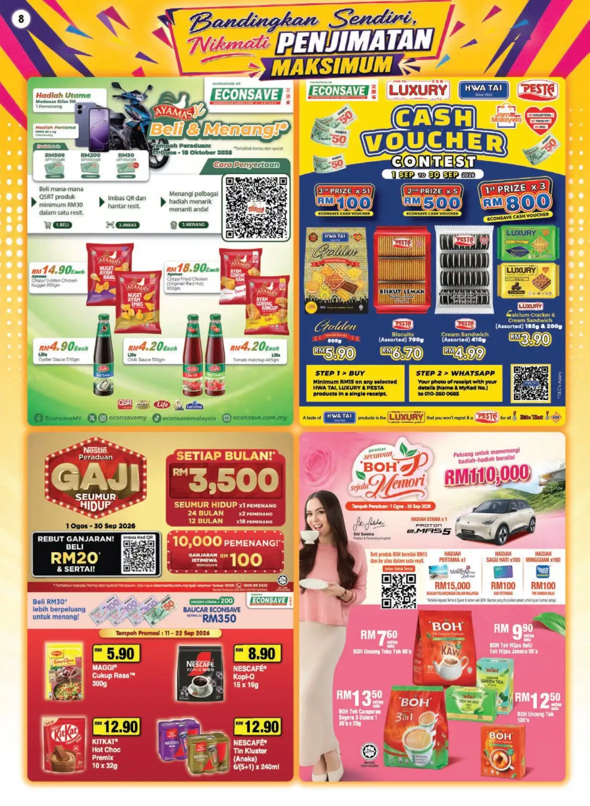 Econsave Promotion | Maximum Savings page 8