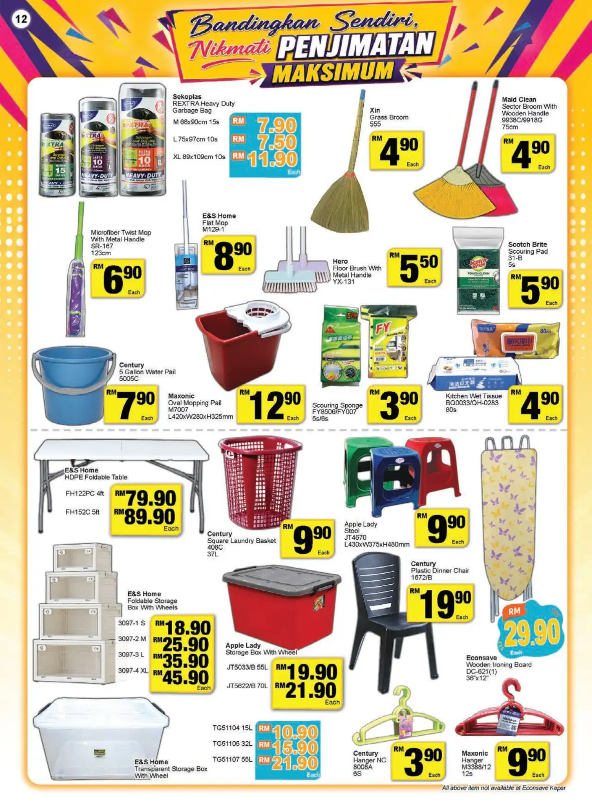 Econsave Promotion | Maximum Savings page 12