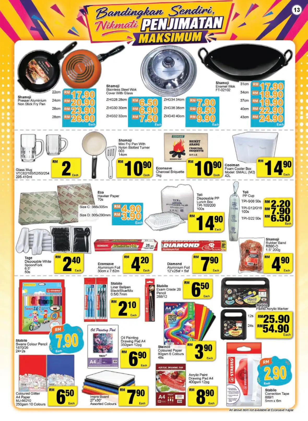 Econsave Promotion | Maximum Savings page 13