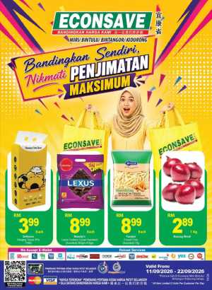 Econsave Promotion | Maximum Savings flyer cover