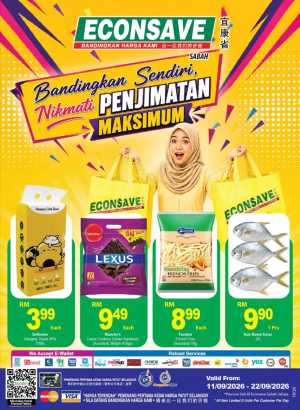 Econsave Promotion | Maximum Savings flyer cover