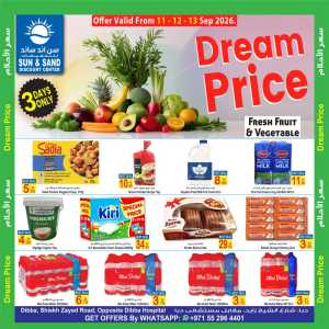 Sun & Sand Discount Center Dream Price Deals flyer cover