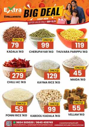 Big deals flyer cover