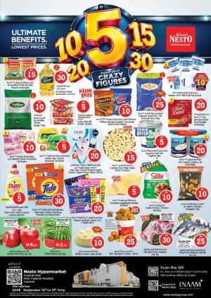 Nesto Fujairah Mall | Crazy Figures Offers flyer cover