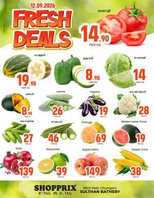 Fresh deals flyer cover