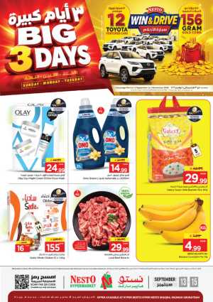 Big 3 Days Offers flyer cover