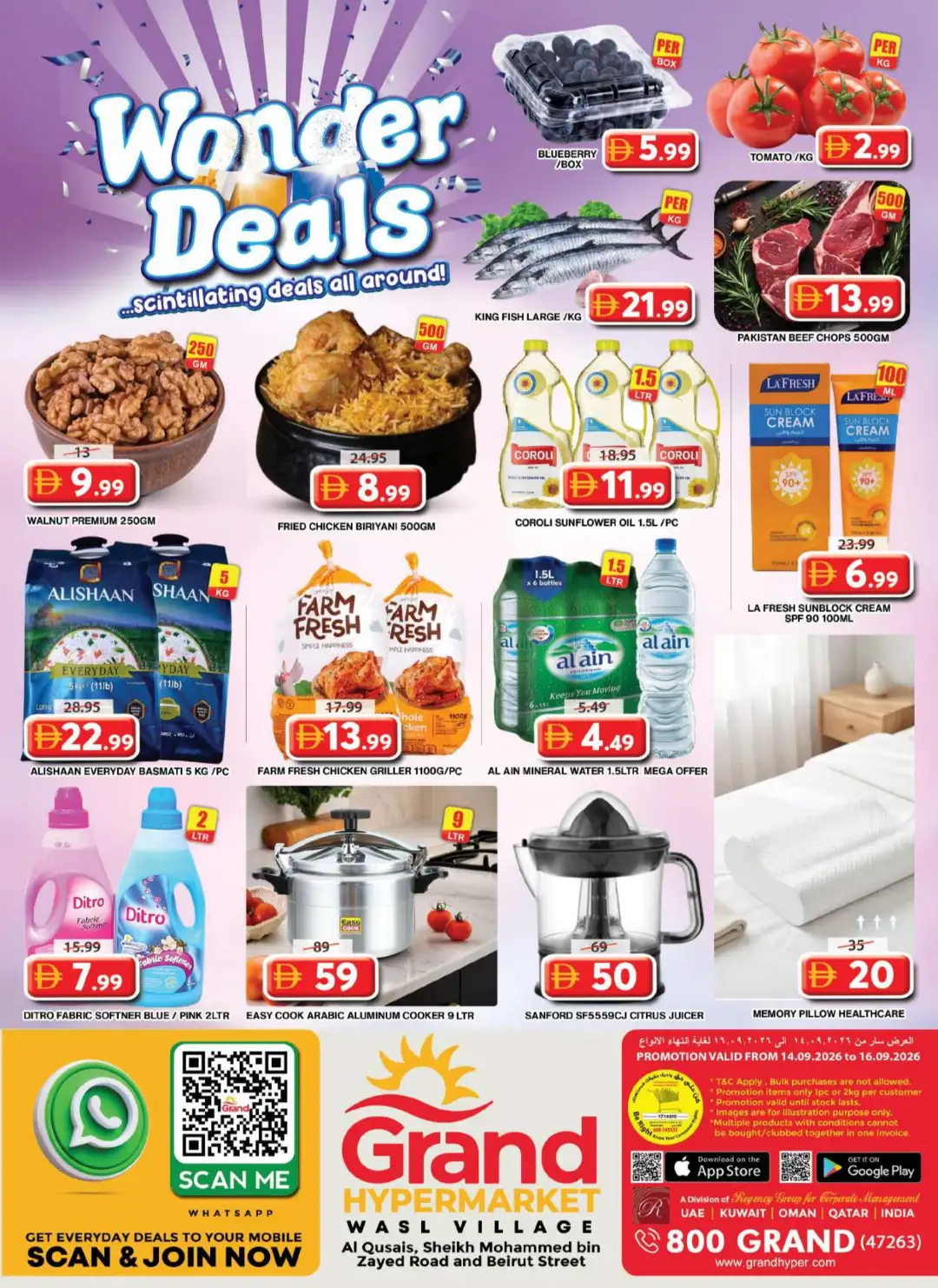 Grand Hypermarket Wasl Village Wonder Deals page 1