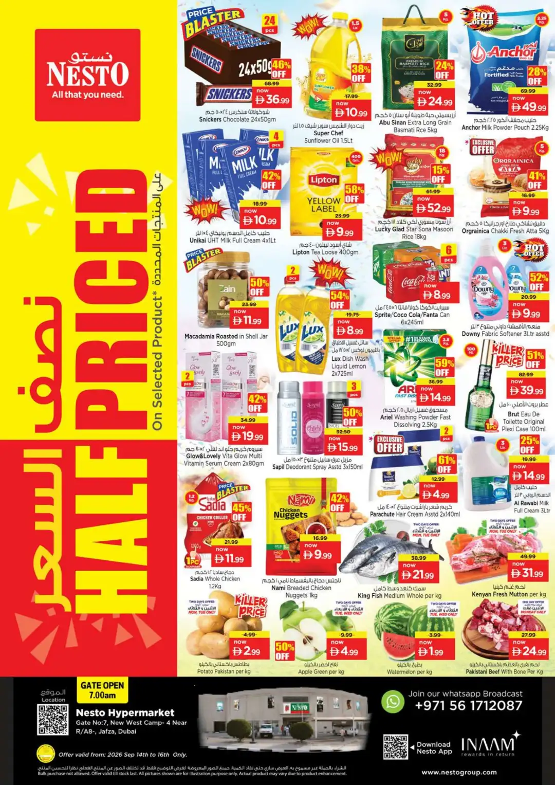 Nesto Hypermarket Jafza Half Priced Deals page 1