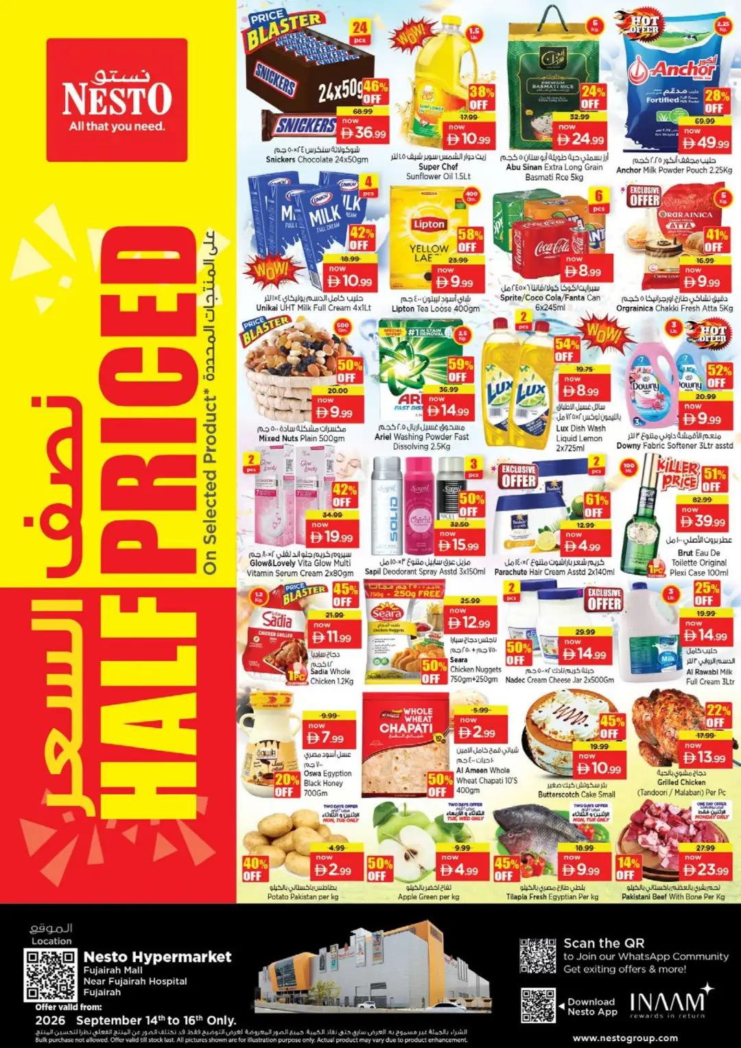 Nesto Fujairah Half Price Sale Offers page 1