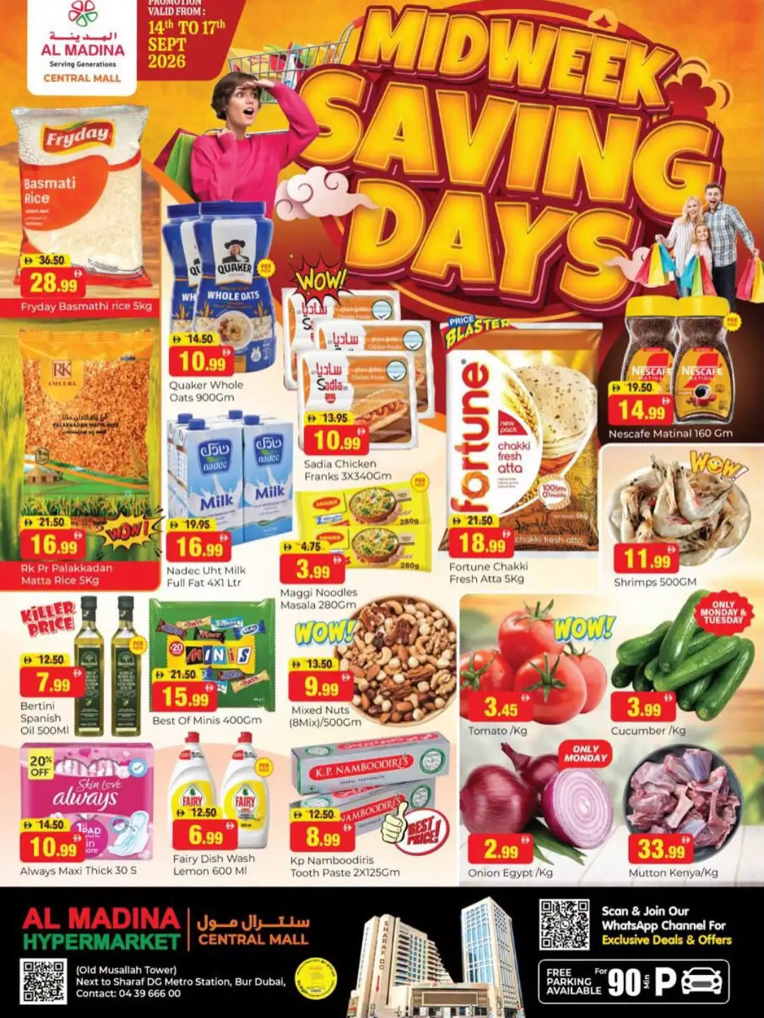 Al Madina Central Mall Midweek Savings Deals page 1